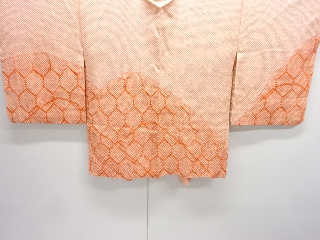 JAPANESE KIMONO / ANTIQUE HAORI / SILK / ALL SHIBORI / KIKKO